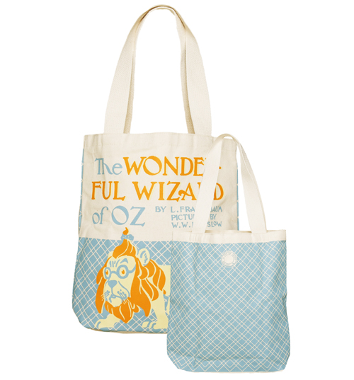 The Wizard Of Oz Vintage Cover Print Canvas Tote