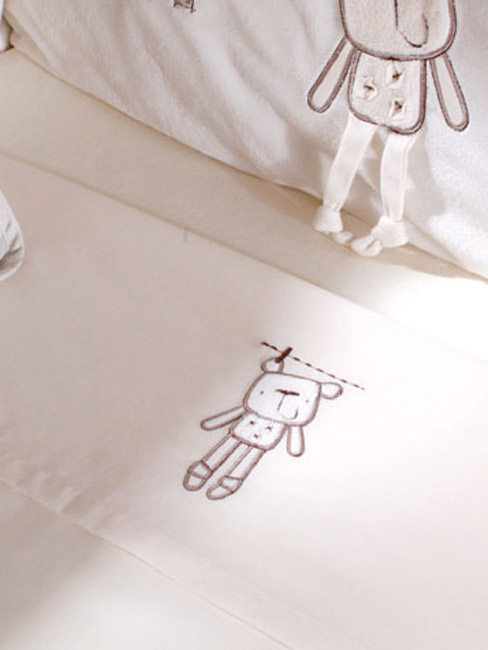 Out to Dry Cot/Cot Bed Flannelette Sheet Nursery