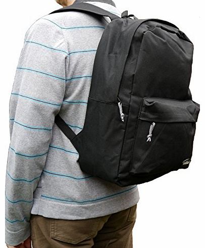 Black 16 Laptop Backpack Rucksack For Boys, Girls, Men, & Ladies