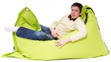Outdoor Bean Bag Big Boy Lounger - Lime Green Bean Bag