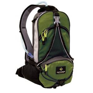Outdoor Products Mist Hydration Pack in Heron Blue