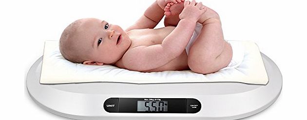 outdoortips  Anti Slip Digital Electronic Precise Baby Weight Scale 20kgs/44lbs - 10g With Division Of 10g