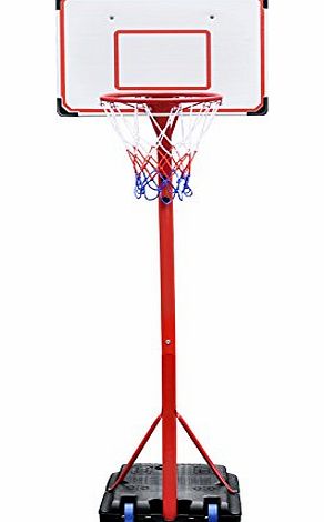  Professional Fully Adjustable Free standing Basketball Net Hoop Backboard Stand Set With Wheels