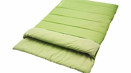 Outwell Cedar Double Sleeping Bag, Green