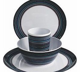 OUTWELL BREEZE 4 PERSON PICNIC SET PLATES/BOWL/MUG 16 PIECE CAMP/CAMPING NEW
