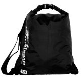 OverBoard WATERPROOF 15LTR FLAT BAG TRAVEL/BEACH (Black)