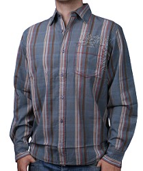 OXBOW Eggum LS Shirt - Blue