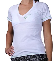Oxbow Girls Oxbow Crishka V Neck T Shirt White