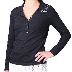 Oxbow Girls Oxbow Emilie Longsleeve Top Black