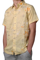 Oxbow Rayen Short Sleeve Shirt Yellow