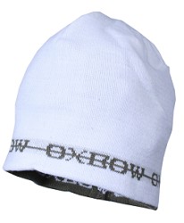 Oxbow Guys Oxbow Rowin Reversible Beanie White and Green