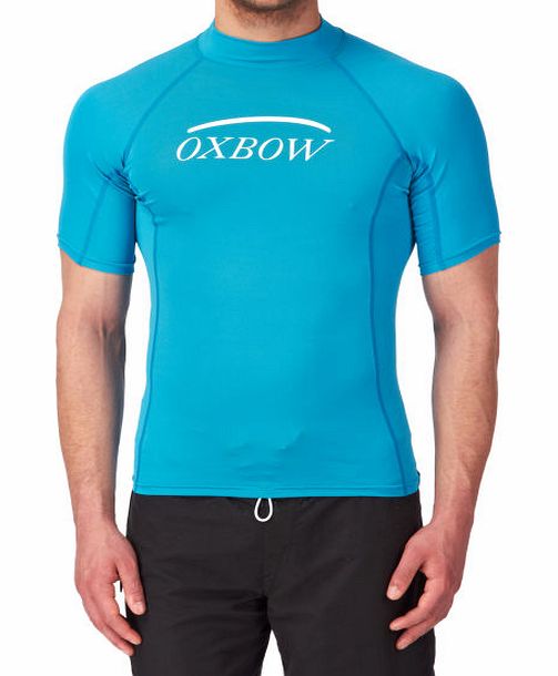 Oxbow Mens Oxbow Betel Short Sleeve Rash Vest - Blue