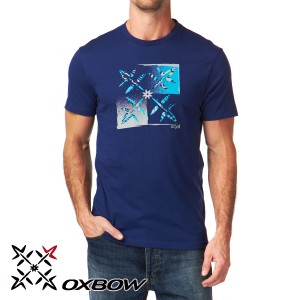 Oxbow T-Shirts - Oxbow Flakess T-Shirt - Navy