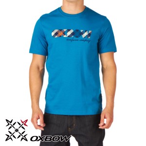 Oxbow T-Shirts - Oxbow The Card T-Shirt - Blue