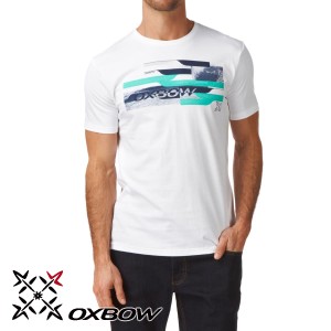 T-Shirts - Oxbow Waveline T-Shirt - White