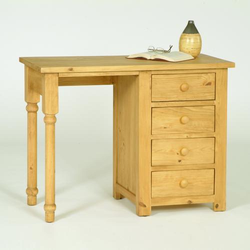 Oxbury Pine Single Pedestal Desk