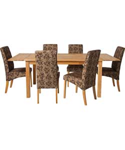 150cm Soild Oak Extendable Dining Table &