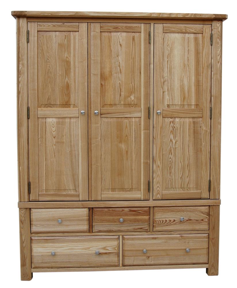 oxford 3 Door 5 Drawer Wardrobe