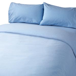 Oxford Duvet Cover- King-Size- Chambray