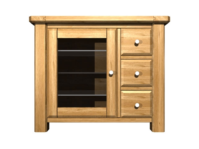 oxford Hi-Fi Unit 1 Door 3 Drawer