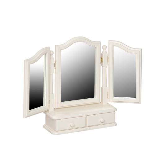 Oxford Painted Mirror - Triple Dressing Table with Drawer