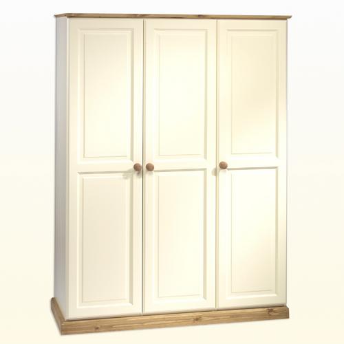 Oxford Painted Pine Furniture Oxford Painted Wardrobe -Triple