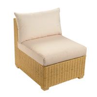 Standard Chair Honey with Half Panama Cushions Natural