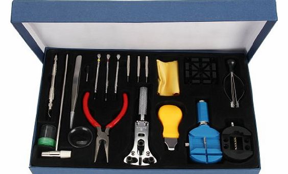 Oxford Street 20 pcs Wrist Watch Watchmakers Case Repair Tools Set Kit Pinamp;hand Remover
