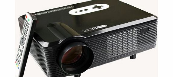 Oxford Street New 3000 Lumens HD LED Home Theater Movie Night Projector HDMI VGA/ USB/ AV /TV Projector Native 720p support 1080p