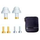 QUIET ZONE NOISE CANCELLING EAR PLUG KIT. With interchangeable attenuation filters. Maximum comfort