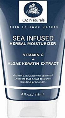 OZ Naturals Facial Moisturizer - This Sea Infused Face Moisturizer Is Not To Be Underestimated - Contains Powerful Vitamin C amp; Algae Keratin Extract For Superior Moisturizing amp; Antioxidant Ben