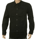 Ozeki Black Long Sleeve Cotton Shirt