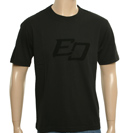 Ozeki Black T-Shirt with Printed Logo