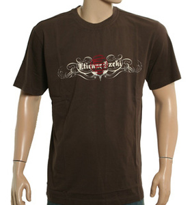 Ozeki Dark Brown T-Shirt with Large Printed Logo