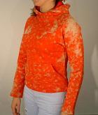 Ladies Ozeki Red/Gold Design Hooded Top