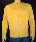 Mens Banana Full Zip Lined Cotton Sweatshirt