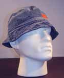 Mens China Blue Denim Bucket Hat