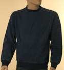 Ozeki Mens Faded Indigo Round Neck Cotton Sweatshirt
