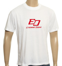 Ozeki White T-Shirt with Red Printed Logo