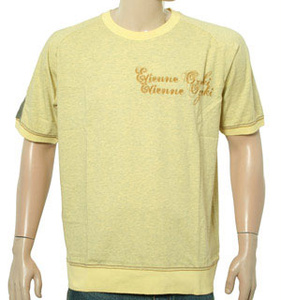 Ozeki Yellow T-Shirt with Brown Sewn Logo