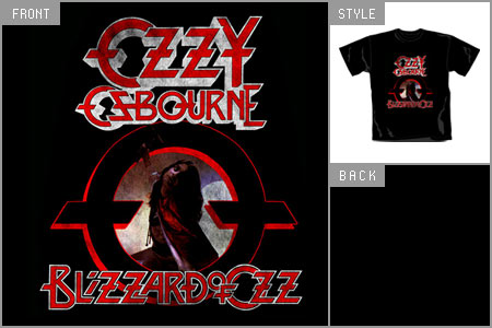 Ozzy Osbourne (Blizzard) T-Shirt cid_5950tsb