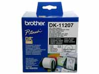 P-TOUCH Brother white cd/dvd labels, 58mm diameter, 100