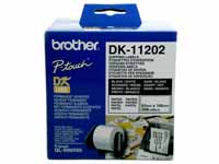 P-TOUCH Brother white paper shipping labels, 62x100mm,