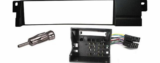 PA BMW 3 SERIES E46 STEREO/CD/RADIO FITTING KIT - FASCIA/FACIA PLATE ISO LEAD amp; AERIAL ADAPTOR