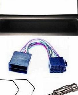 VAUXHALL CORSA/COMBO STEREO/RADIO FITTING KIT FASCIA/FACIA PLATE AERIAL ADAPTOR ISO LEAD & KEYS