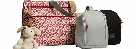 PacaPod Jura Changing Bag, Cranberry