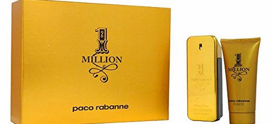 1 Million For Men by Paco Rabanne EDT Spray 100ml + Shower Gel 100ml Giftset
