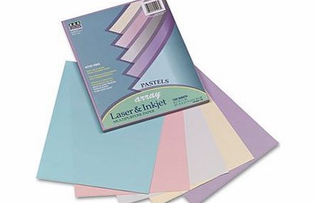 Pacon - Array Colored Bond Paper, 20lb, 8-1/2 x 11, Assorted, 100 Sheets/Pack - Sold As 1 Pack - Create attention-getting newsletters, reports, personalized stationery, flyers, brochures.