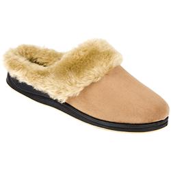 Padders Female Candice Textile Upper Textile Lining Comfort House Mules and Slippers in Beige, Black