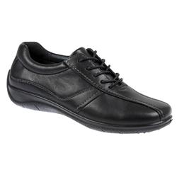 Female Melissa Leather Upper Leather Lining Casual in Black